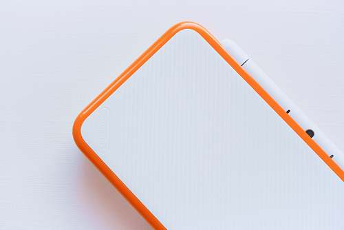 games orange and black metal frame video games